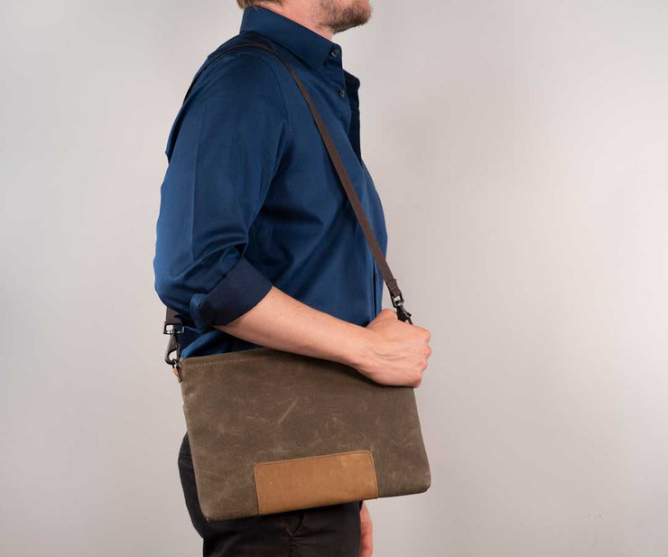 Use as shoulder bag with optional strap