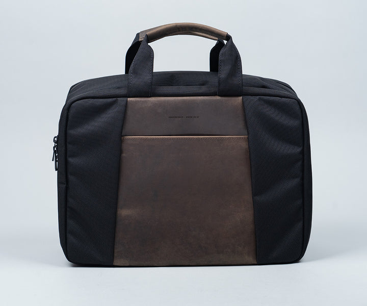 Ballistic Nylon w/ Chocolate Leather