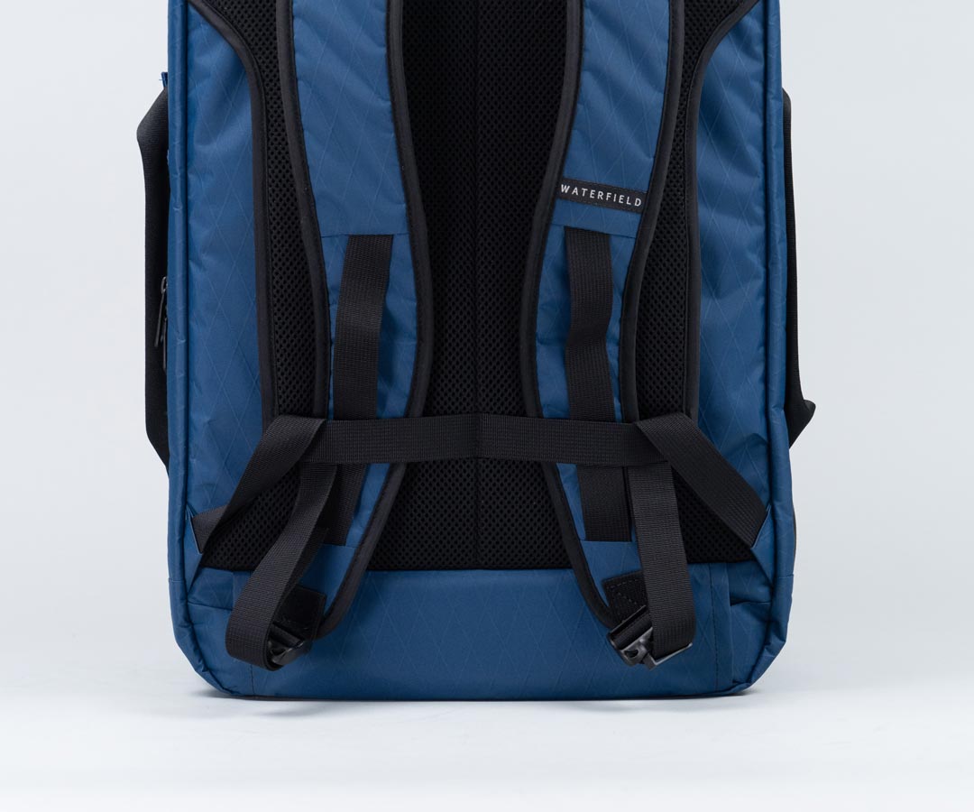 Tuck away loose straps for an always-neat profile