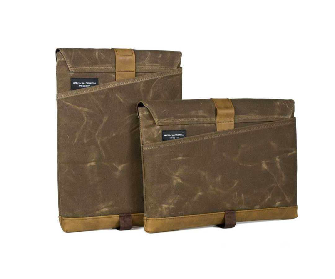 Back: Includes a pocket for documents