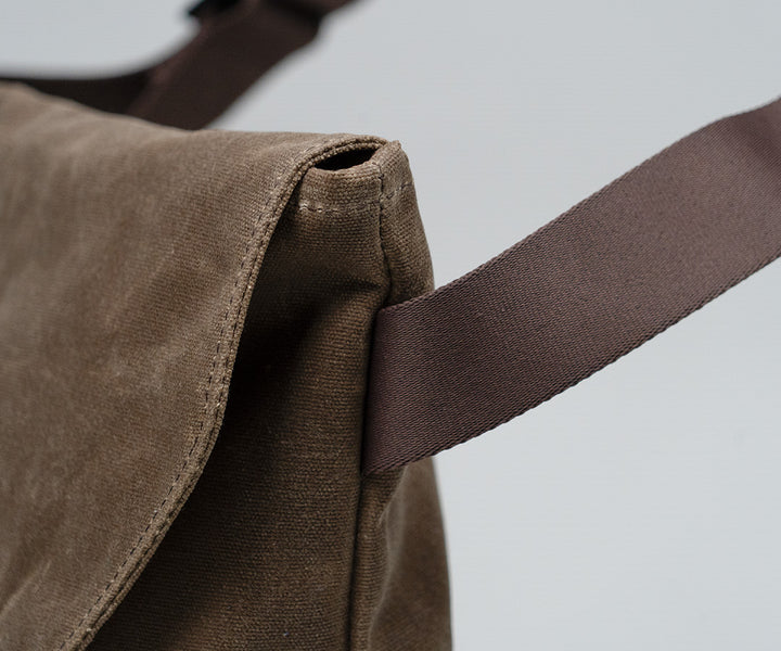 Angled strap attachment for better comfort