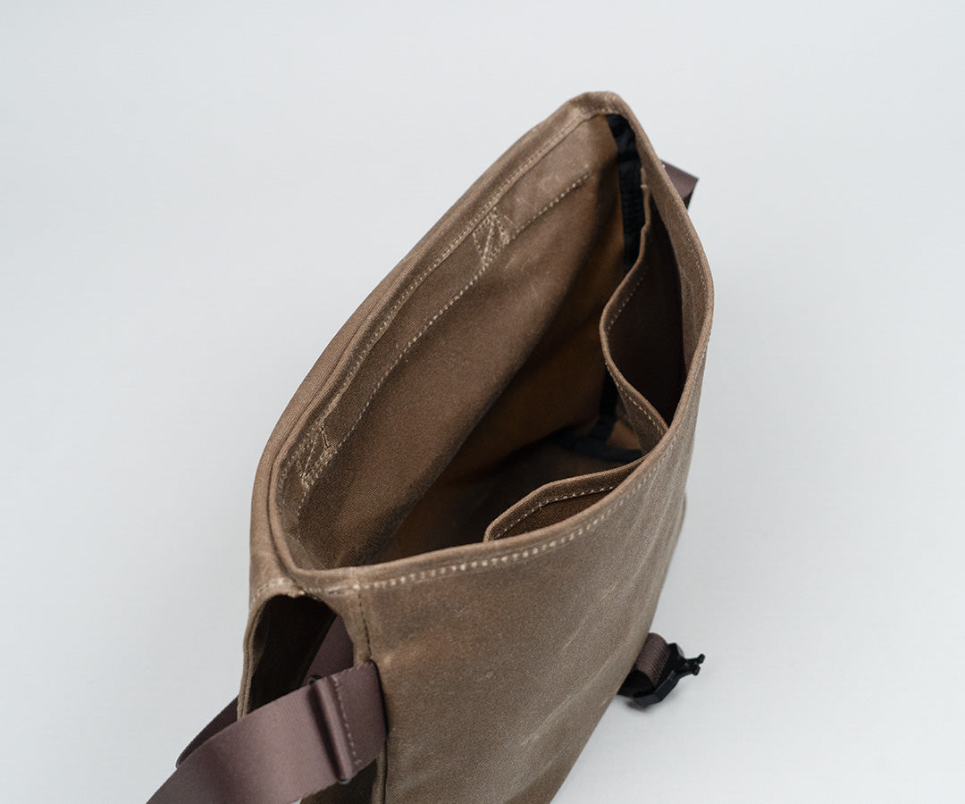 Unlined roomy interior