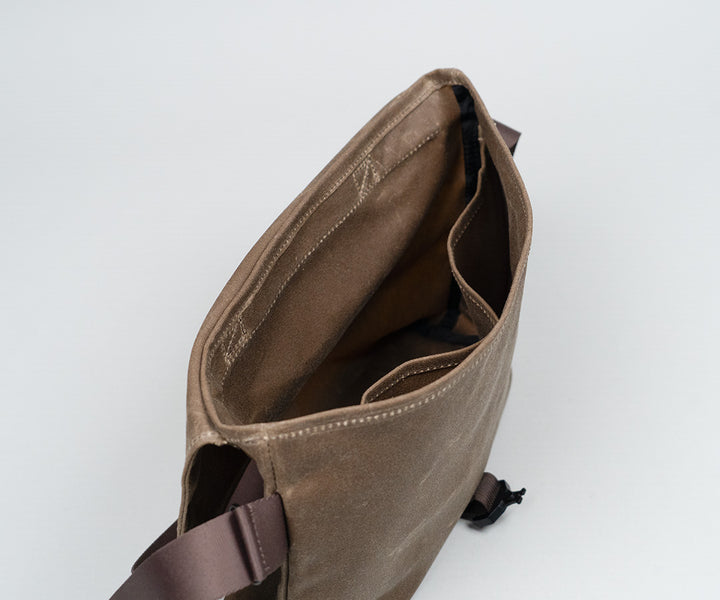 Unlined roomy interior