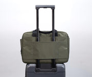 Back slot for sliding unto wheelie handles