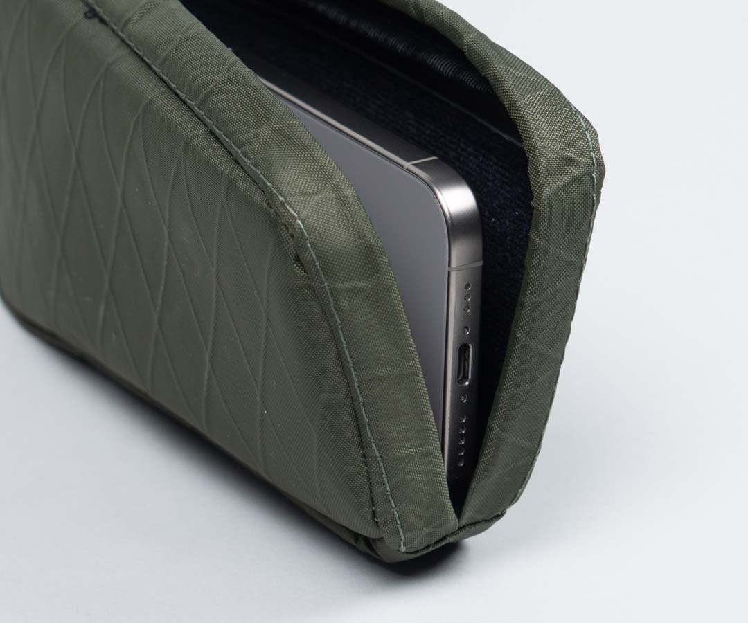 Water-resistant outside, soft and protective inside