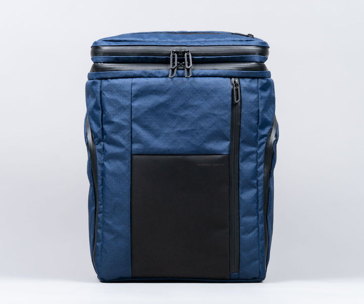 Blue EcoPak® + black leather