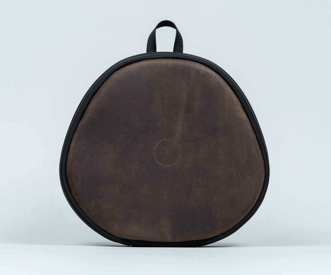 Ballistic Nylon + Chocolate Leather