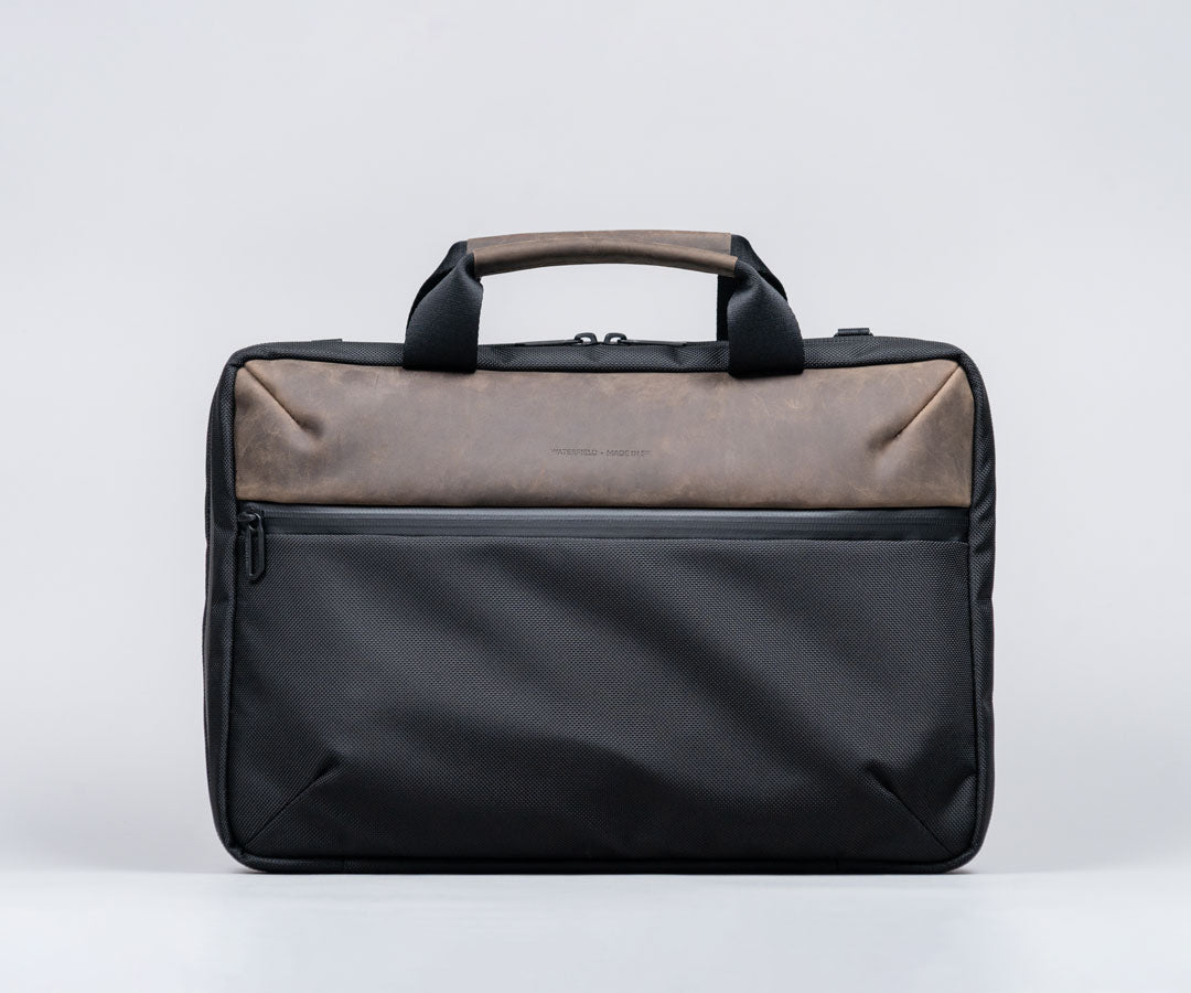 Ballistic Nylon + Chocolate Leather