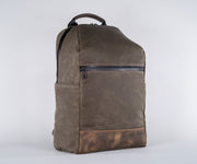 Limited stock - Waxed Canvas and Chocolate Leather
