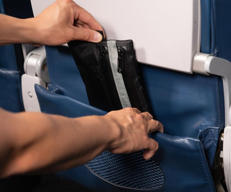 Fits in most airline seatback pockets