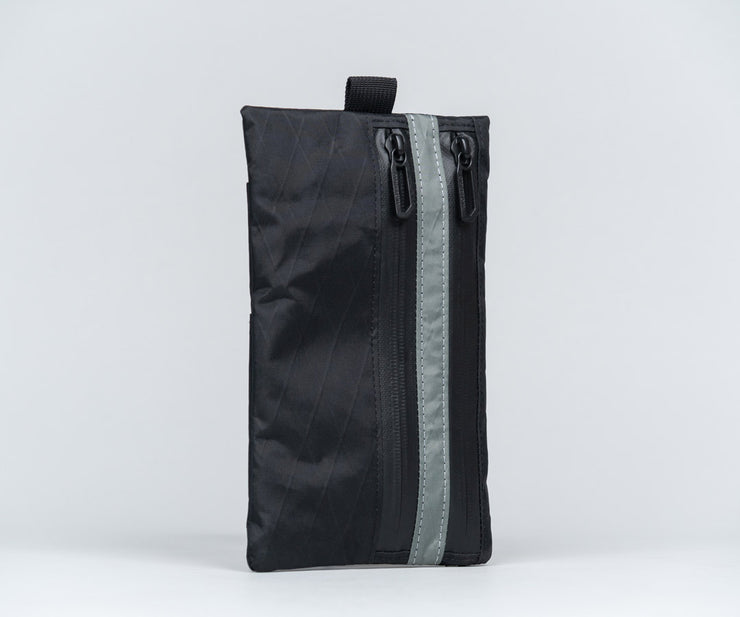 Front — Two zipped pockets, YKK waterproof zippers