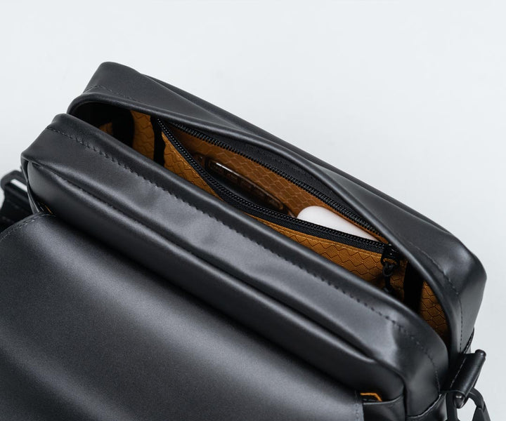 Zippered pocket secures small items