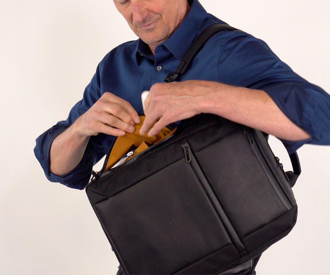 Backpack and briefcase clearance