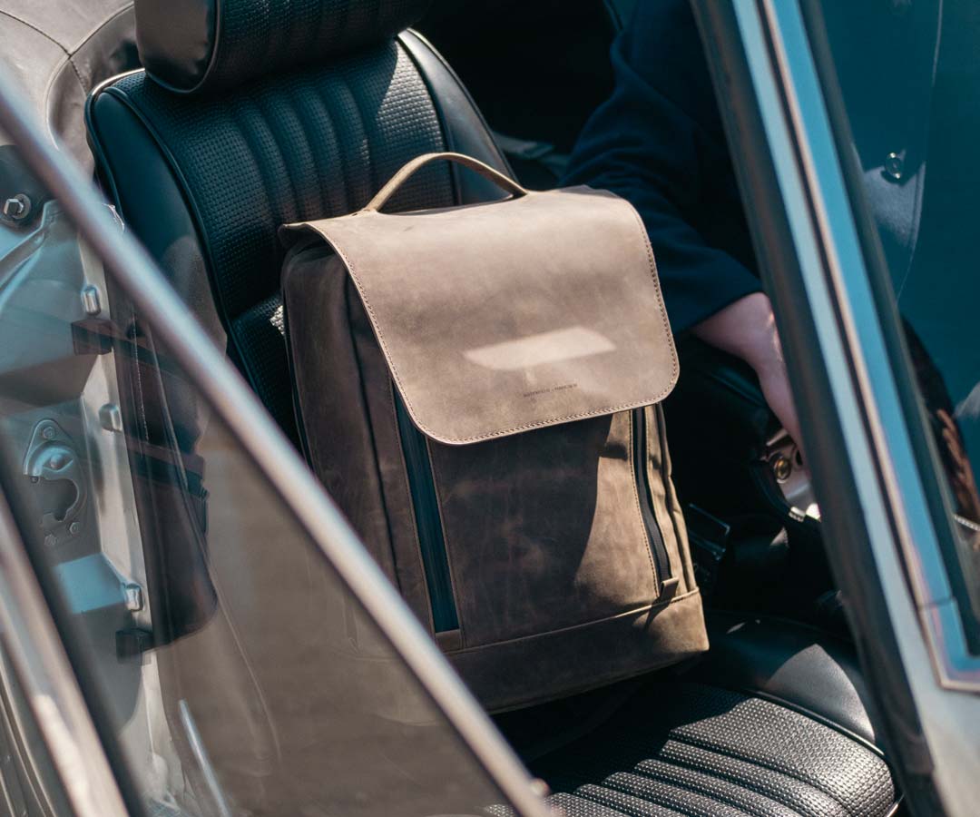 Made from full-grain leather