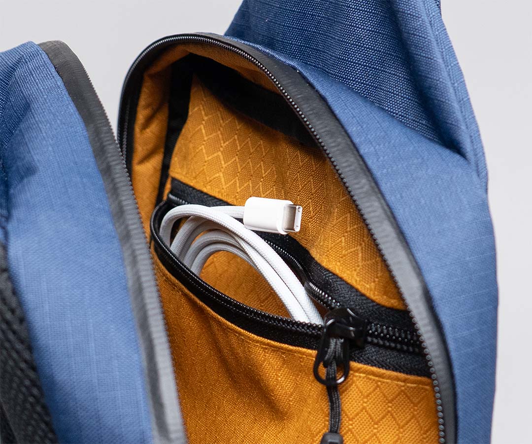 Zipped secure pocket