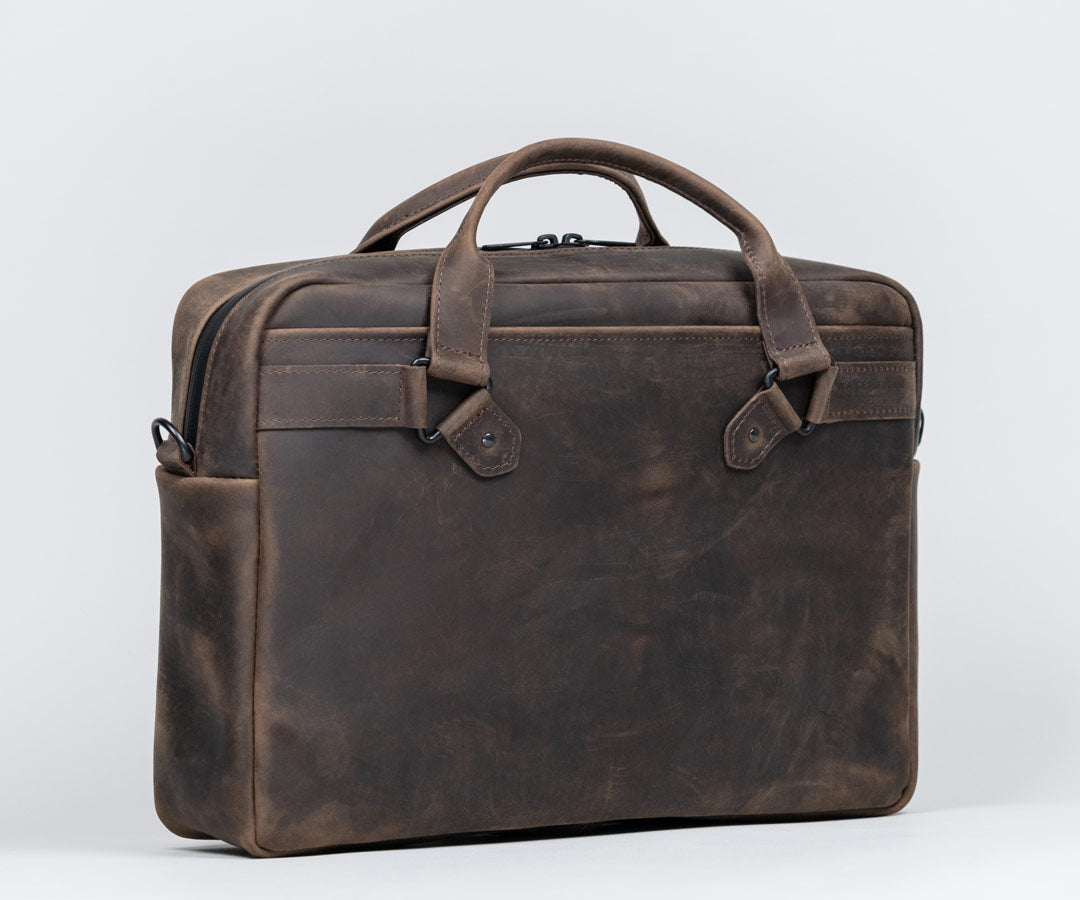 Executive Leather Laptop Briefcase USA Made WaterField Designs
