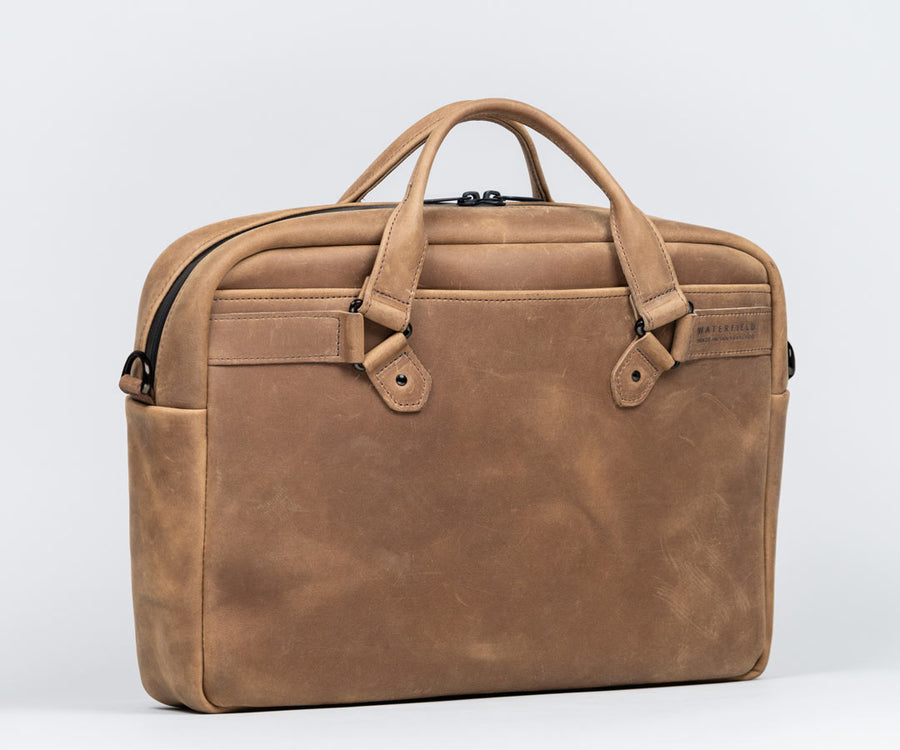 Executive Leather Laptop Briefcase USA Made WaterField Designs