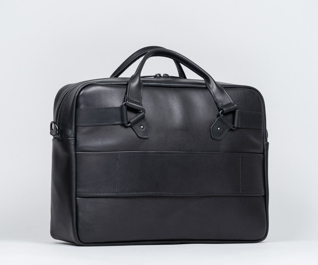 black leather briefcase backpack Executive Leather Laptop Briefcase | USA Made