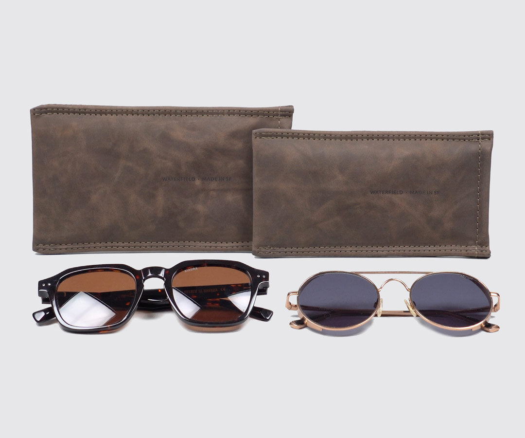 Vista Magnetic Leather Glasses Case | USA Made | WaterField Designs