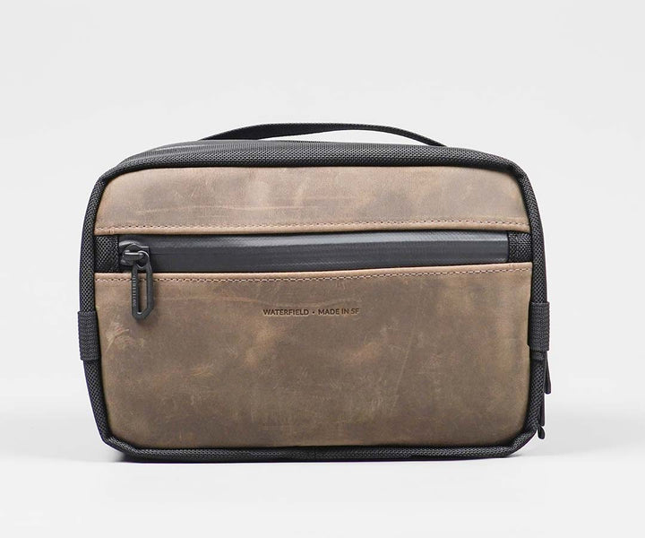 Ballistic Nylon + Chocolate Leather