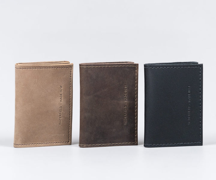 Available in three full-grain leather colors
