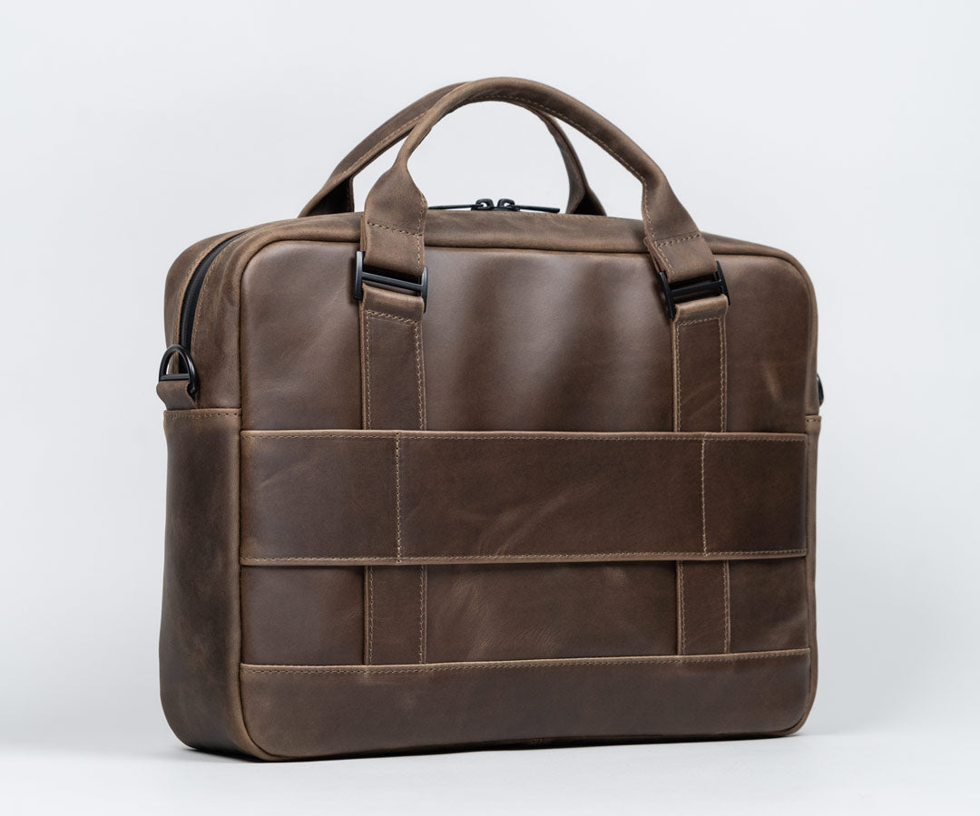 Lexington Leather Laptop Briefcase | USA Made