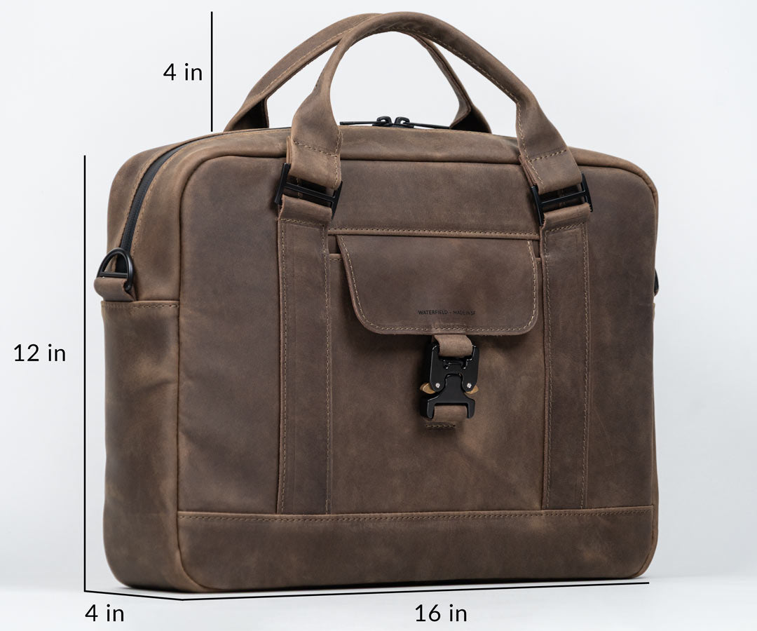 ナチュラルレザー　briefcase Lexington Leather Laptop Briefcase | USA Made | WaterField Designs
