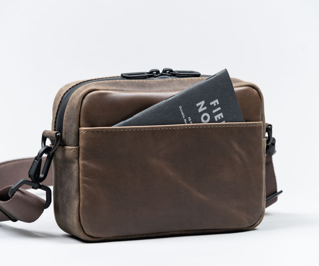 Ultrasuede™-lined rear pocket