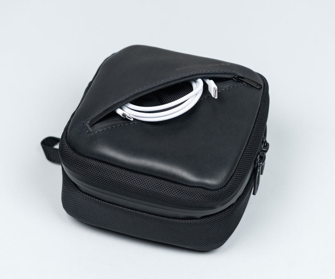 backpack for mac mini Grotto Treasures Exclusive made from premium vegan leather Mac mini Shield Case |