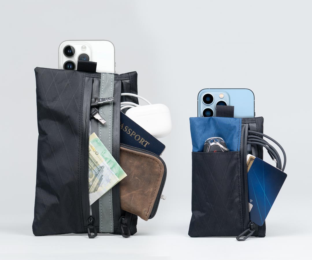 Also available: a bigger EDC iPhone Pouch (sold separately)