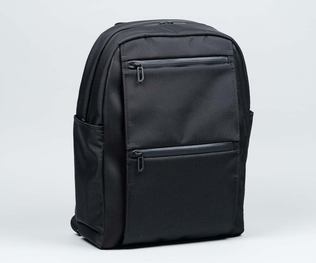 Ballistic Nylon with Black Leather