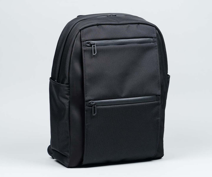 Ballistic Nylon with Black Leather