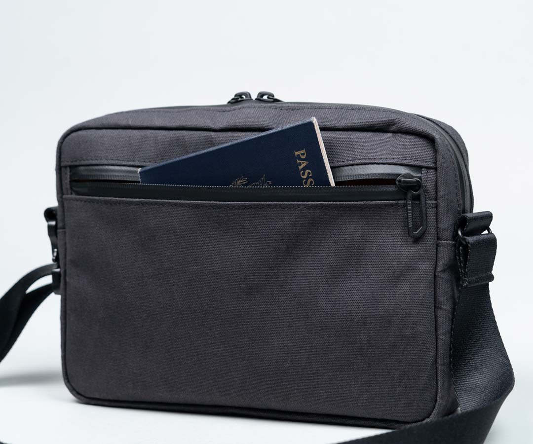 Back zippered pocket