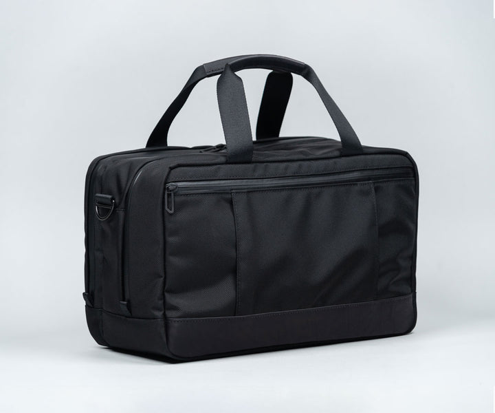 Ballistic Nylon + Black Leather