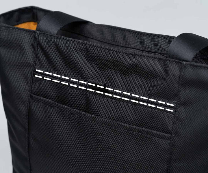 Secure, rare-earth magnets seal the back pocket