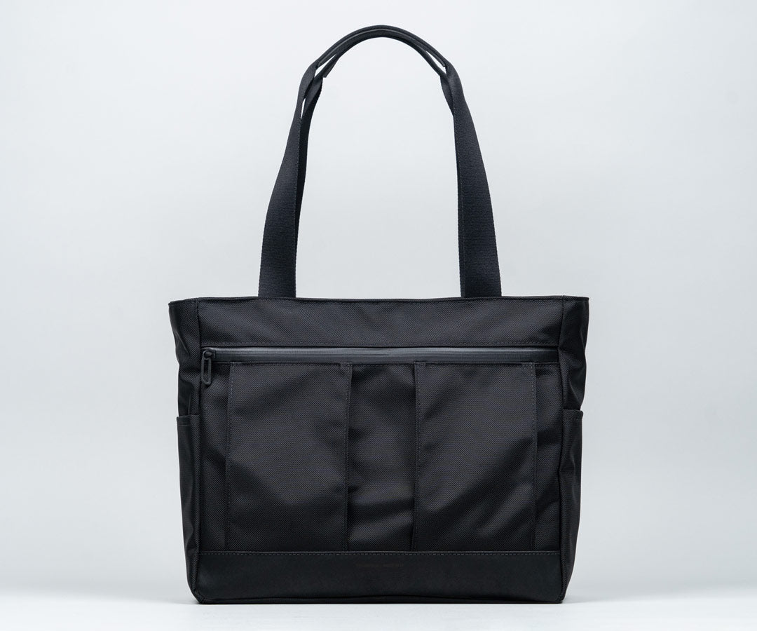Ballistic Nylon + Black Leather