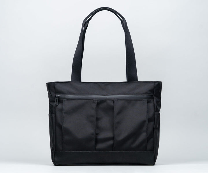 Ballistic Nylon + Black Leather