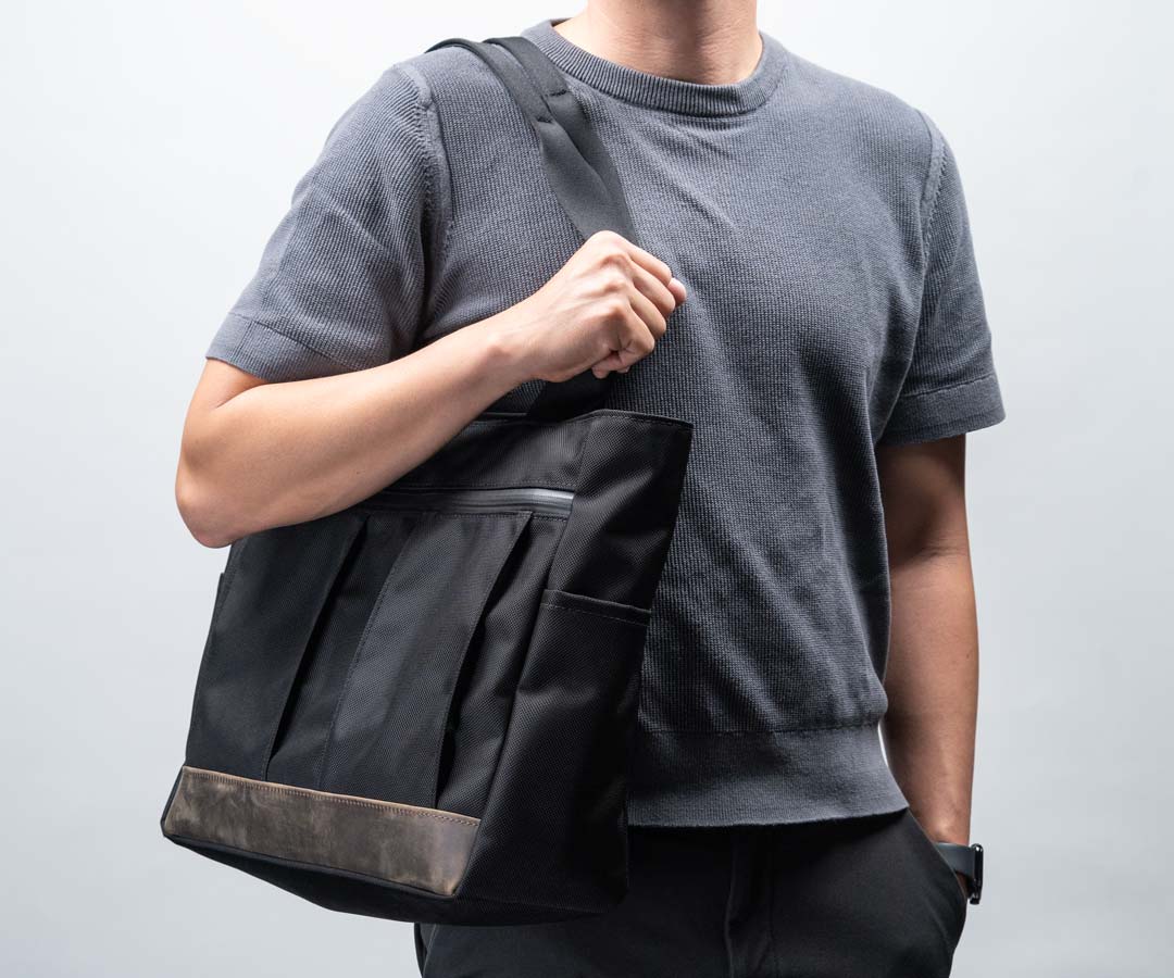 Longer handles for over shoulder carry