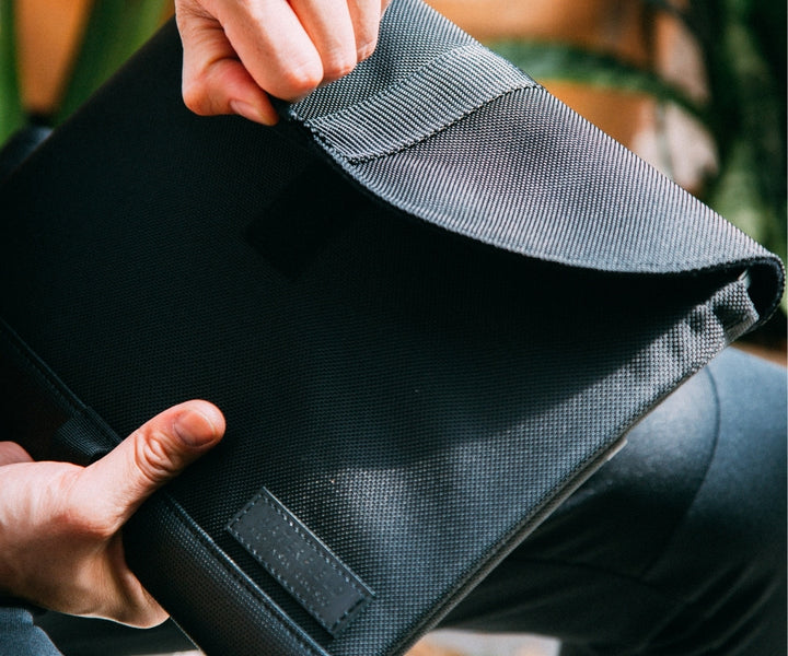 Velcro flap