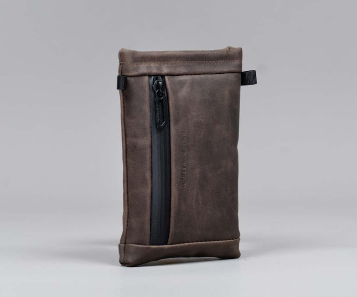 Exclusive chocolate leather