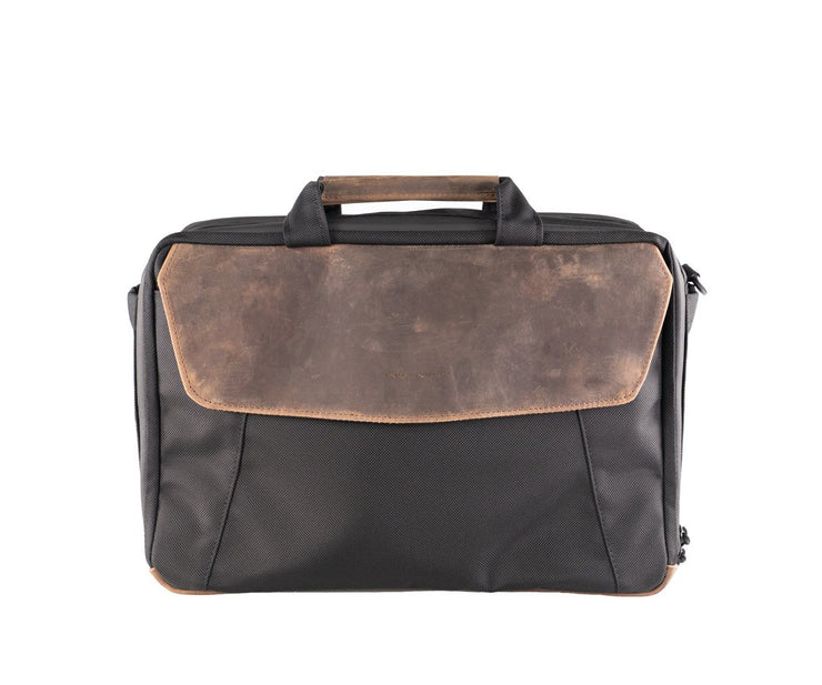Air Porter (ballistic with chocolate leather)