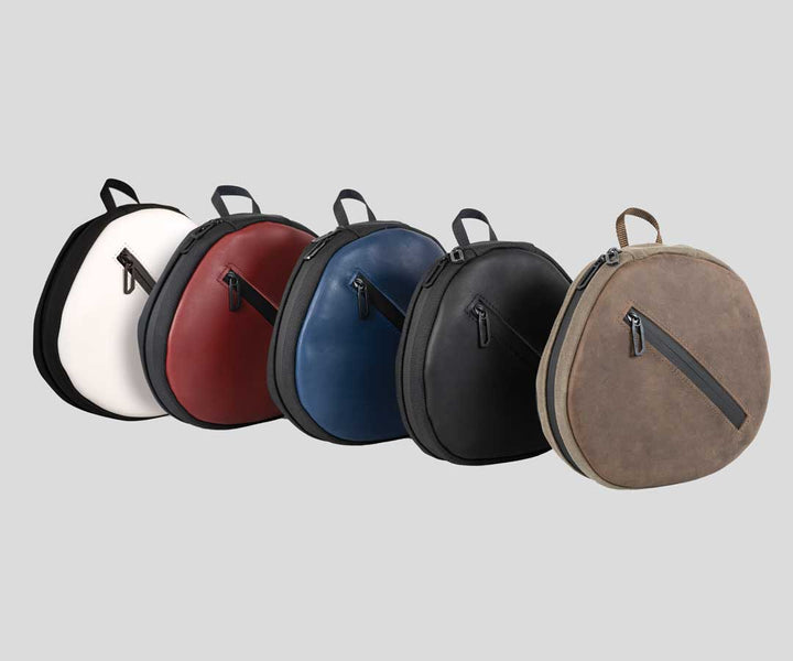 Five full-grain leather colorways 