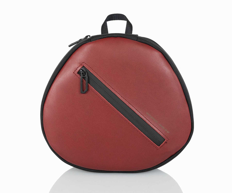 Crimson Leather with Ballistic Nylon