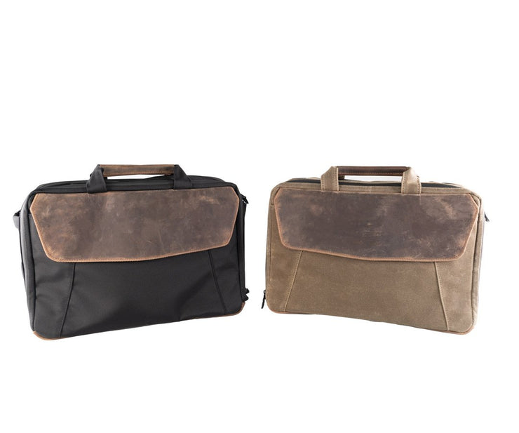Available in Ballistic Nylon (L) or Waxed Canvas (R)