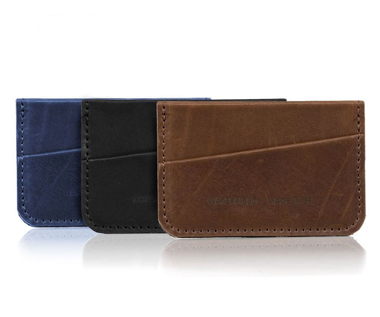 Available in full grain, oil-tanned leather