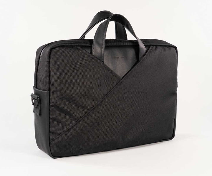 Ballistic Nylon w/ Black Leather