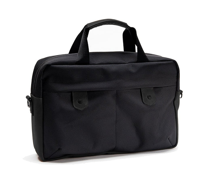 Black Leather on Ballistic Nylon