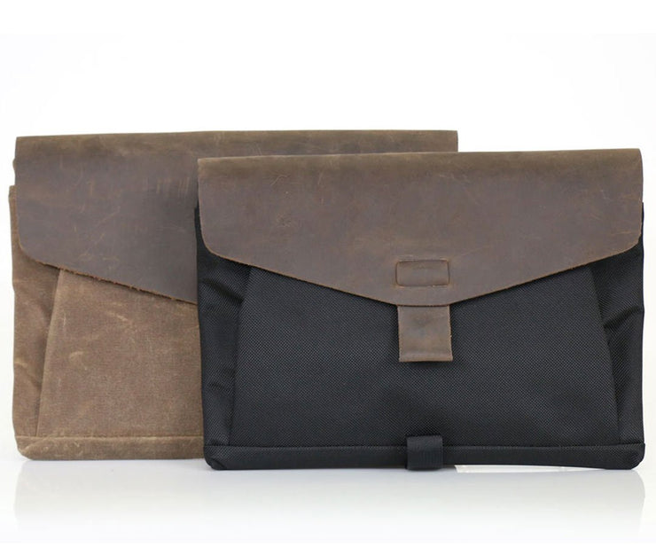 Available in waxed canvas or ballistic nylon