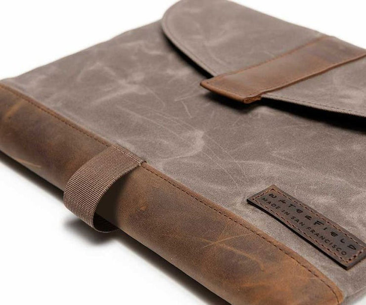 Waxed Canvas with full grain leather accents
