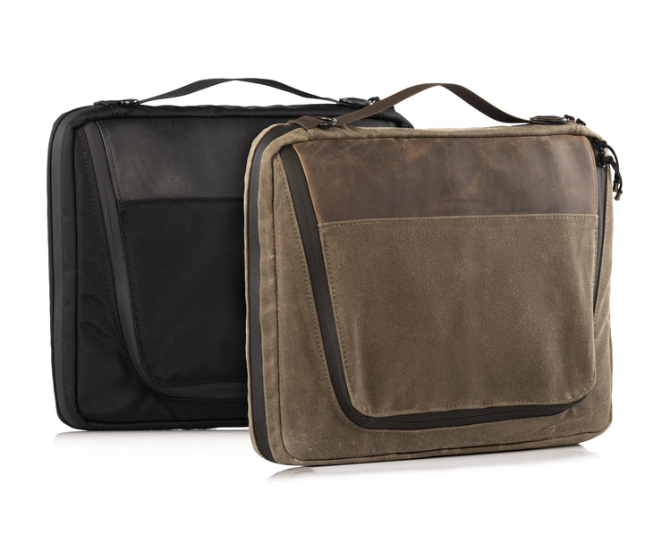 Available in Waxed Canvas and Ballistic Nylon